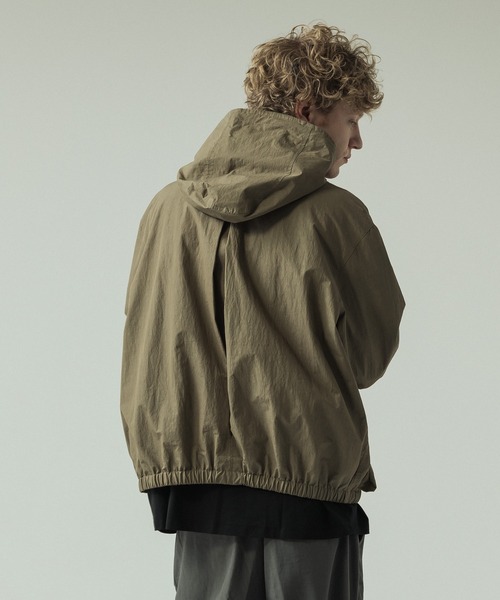 SLICK/スリック】N/C Micro Hooded Short Blouson/ナイロンコットン