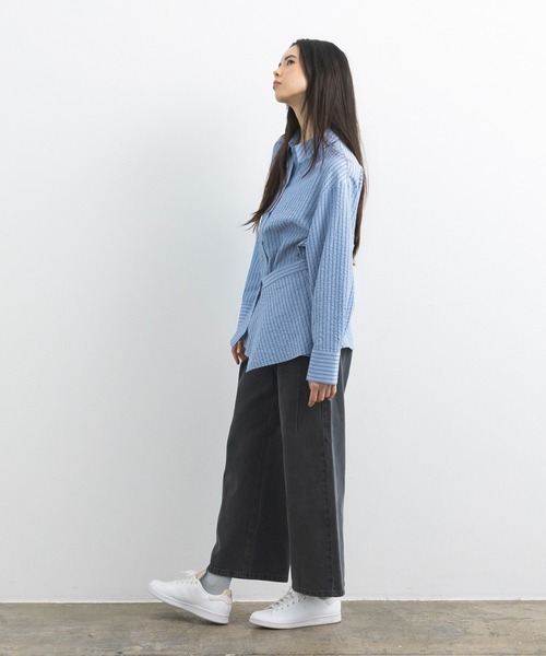 CRAFT STANDARD BOUTIQUE（クラフトスタンダードブティック）の「ストレートワイドデニムパンツ◆（デニムパンツ・レディース・グレー/ブルー系その他・M/L）」の17枚目の写真