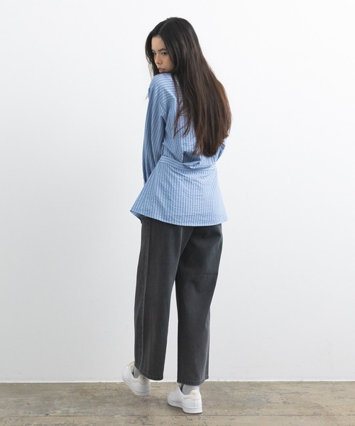 CRAFT STANDARD BOUTIQUE（クラフトスタンダードブティック）の「ストレートワイドデニムパンツ◆（デニムパンツ・レディース・グレー/ブルー系その他・M/L）」の18枚目の写真