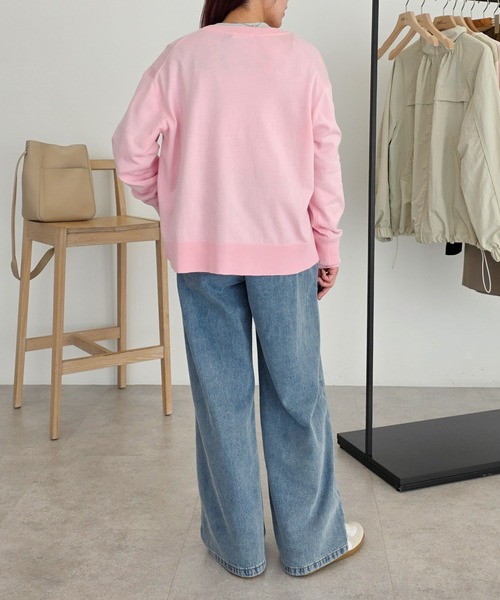 CRAFT STANDARD BOUTIQUE（クラフトスタンダードブティック）の「ストレートワイドデニムパンツ◆（デニムパンツ・レディース・グレー/ブルー系その他・M/L）」の9枚目の写真