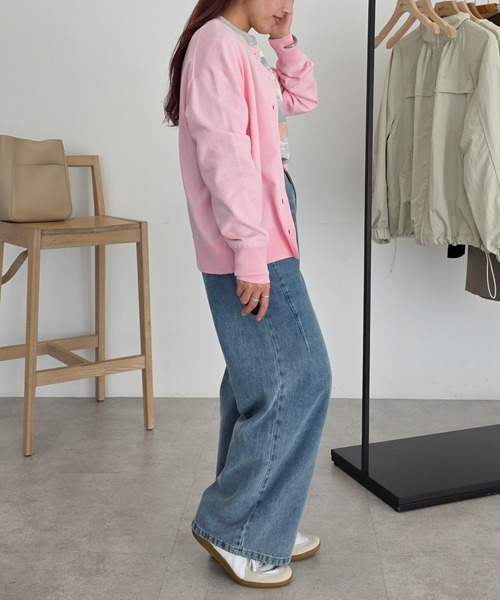 CRAFT STANDARD BOUTIQUE（クラフトスタンダードブティック）の「ストレートワイドデニムパンツ◆（デニムパンツ・レディース・グレー/ブルー系その他・M/L）」の12枚目の写真