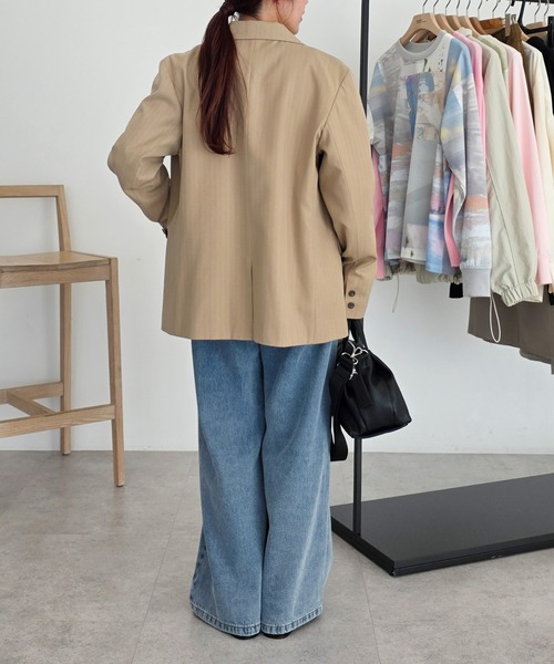 CRAFT STANDARD BOUTIQUE（クラフトスタンダードブティック）の「ストレートワイドデニムパンツ◆（デニムパンツ・レディース・グレー/ブルー系その他・M/L）」の11枚目の写真