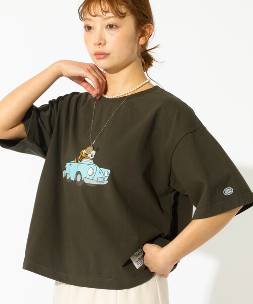 DISCUS(ディスカス)の「【DISCUS/ディスカス】DISCUS×Disneyコラボ Tシャツ/半袖/ディズニー/コラボ/クロップ丈/ユニセックス【WEB限定】(Tシャツ/カットソー・レディース・ブラック系その他2/ホワイト系その他3/ホワイト系その他/ブラック系その他3/ホワイト系その他2/ブラック系その他・フリー)」の6枚目の写真