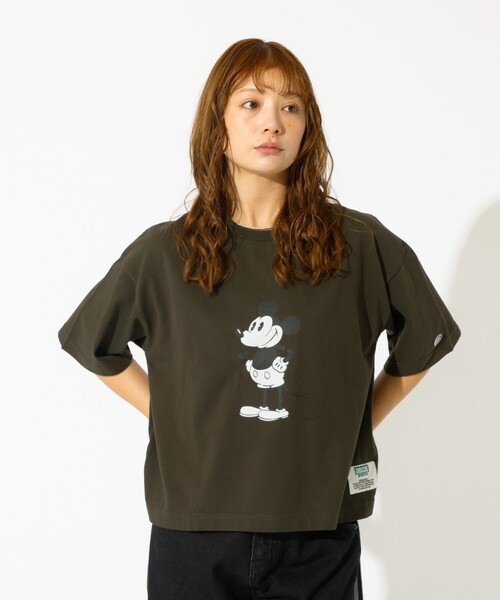DISCUS(ディスカス)の「【DISCUS/ディスカス】DISCUS×Disneyコラボ Tシャツ/半袖/ディズニー/コラボ/クロップ丈/ユニセックス【WEB限定】(Tシャツ/カットソー・レディース・ブラック系その他2/ホワイト系その他3/ホワイト系その他/ブラック系その他3/ホワイト系その他2/ブラック系その他・フリー)」の9枚目の写真