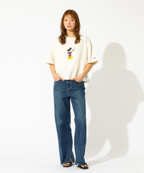 DISCUS(ディスカス)の「【DISCUS/ディスカス】DISCUS×Disneyコラボ Tシャツ/半袖/ディズニー/コラボ/クロップ丈/ユニセックス【WEB限定】(Tシャツ/カットソー・レディース・ブラック系その他2/ホワイト系その他3/ホワイト系その他/ブラック系その他3/ホワイト系その他2/ブラック系その他・フリー)」の16枚目の写真