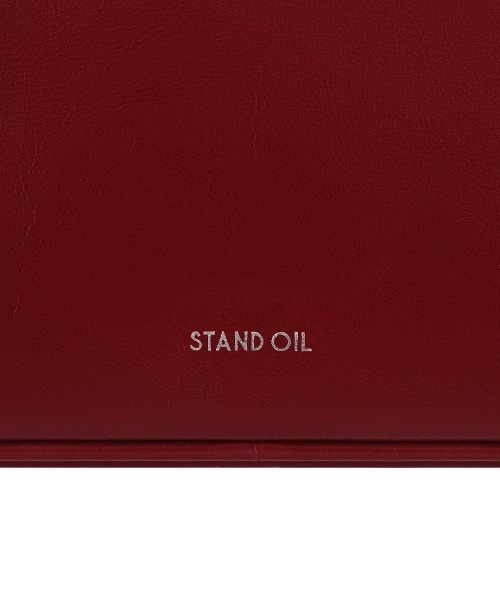 STANDOIL（スタンドオイル）の「STAND OIL/スタンドオイル Square Bowling Bag ブランドロゴ スクエアボウリングバッグ ハンドバッグ 2026年春夏（ハンドバッグ・レディース・ブラック/ベージュ/レッド・FREE）」の22枚目の写真