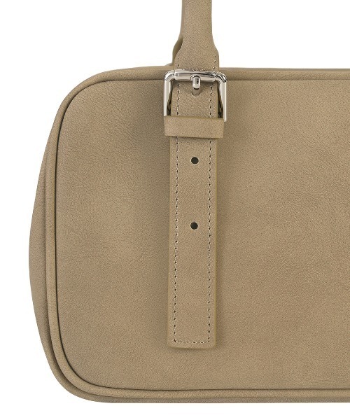 STANDOIL（スタンドオイル）の「STAND OIL/スタンドオイル Square Bowling Bag ブランドロゴ スクエアボウリングバッグ ハンドバッグ 2026年春夏（ハンドバッグ・レディース・ブラック/ベージュ/レッド・FREE）」の15枚目の写真