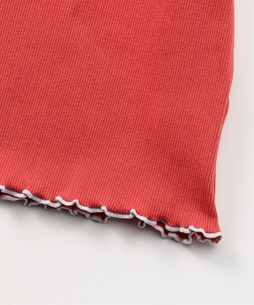 Seraph(セラフ)の「ステッチ配色ベーシックTシャツ_ジュニア対応(Tシャツ/カットソー・キッズ・ラベンダー/オフホワイト/レモンイエロー/レッド・140/130/120/110/100/90/80)」の11枚目の写真