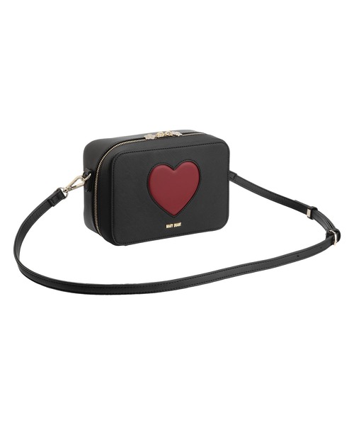 MARY QUANT（マリークワント）の「ハートインパクト ショルダー（ショルダーバッグ・レディース・アイボリー/ブラック・FREE）」の3枚目の写真