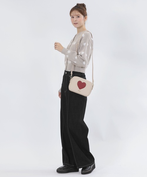 MARY QUANT（マリークワント）の「ハートインパクト ショルダー（ショルダーバッグ・レディース・アイボリー/ブラック・FREE）」の14枚目の写真