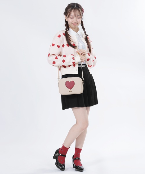 MARY QUANT（マリークワント）の「ハートインパクト ショルダー（ショルダーバッグ・レディース・アイボリー/ブラック・FREE）」の15枚目の写真