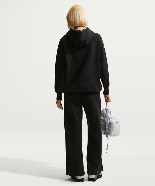 NIKE（ナイキ）の「ナイキ NIKE ナイキ ウィメンズ NSW PHNX フリース OS L/S ロゴ HDY（パーカー・レディース・ダークグリーン/ブラック・M/L）」の6枚目の写真