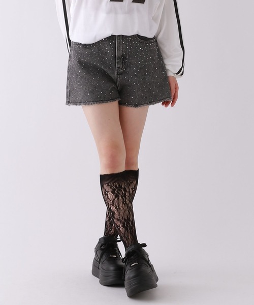 repipi armario（レピピ アルマリオ）の「ビジューデニムショートパンツ（デニムパンツ・キッズ・ブルー/ブラック・SMALL/MEDIUM/LARGE）」の11枚目の写真