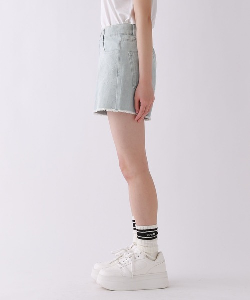 repipi armario（レピピ アルマリオ）の「ビジューデニムショートパンツ（デニムパンツ・キッズ・ブルー/ブラック・SMALL/MEDIUM/LARGE）」の16枚目の写真