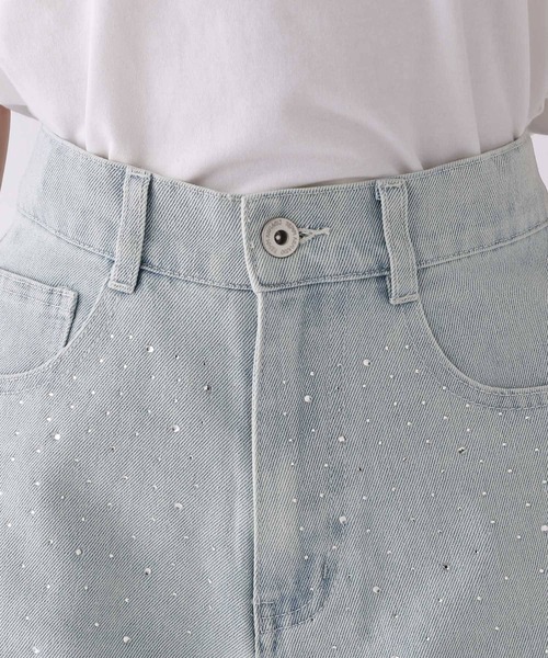 repipi armario（レピピ アルマリオ）の「ビジューデニムショートパンツ（デニムパンツ・キッズ・ブルー/ブラック・SMALL/MEDIUM/LARGE）」の18枚目の写真