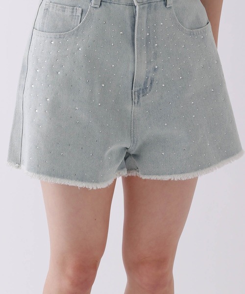 repipi armario（レピピ アルマリオ）の「ビジューデニムショートパンツ（デニムパンツ・キッズ・ブルー/ブラック・SMALL/MEDIUM/LARGE）」の20枚目の写真