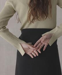 URBAN RESEARCH Sonny Label | 『WEB限定』シルク混スクエアネックニット(ニット/セーター)