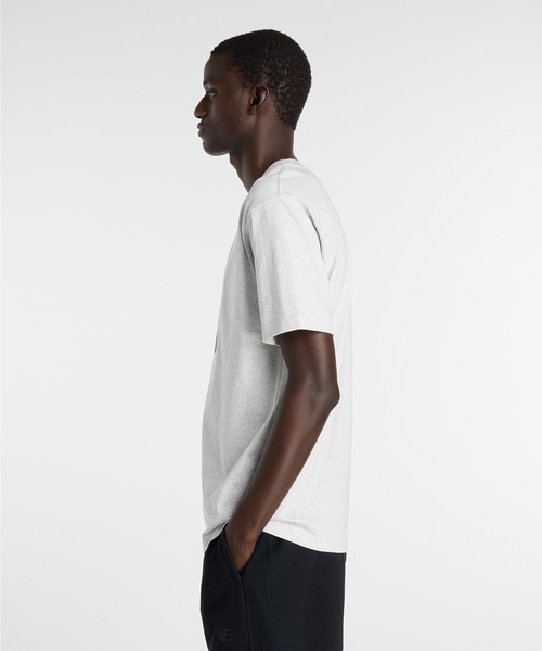 NEW BALANCE(ニューバランス)の「NEW BALANCE 574 advertising t-shirts MT61B0WF(Tシャツ/カットソー・メンズ・アッシュ/ブラック・M/L)」の9枚目の写真