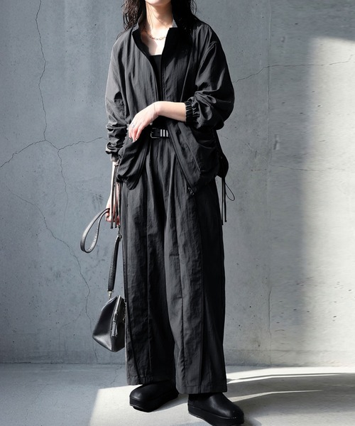 antiqua（アンティカ）の「パイピング ジップ アウター（その他アウター・レディース・ブラック/グレー・ONESIZE）」の3枚目の写真