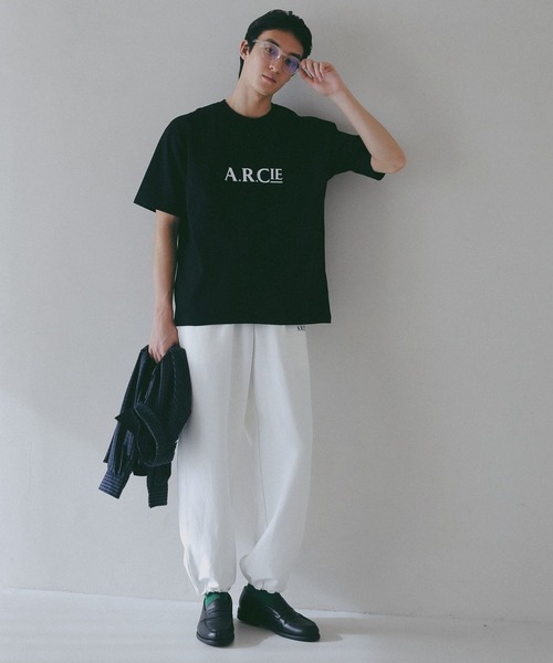 AMERICAN RAG CIE（アメリカンラグシー）の「【AMERICAN RAG CIE】 ロゴTシャツ（ユニセックス）（Tシャツ/カットソー・レディース・ブラック/ホワイト/グリーン・MEDIUM/LARGE）」の18枚目の写真