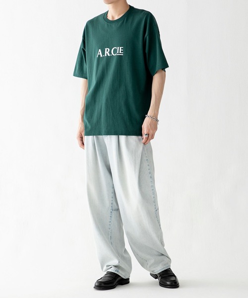 AMERICAN RAG CIE(アメリカンラグシー)の「【AMERICAN RAG CIE】 ロゴTシャツ(ユニセックス)(Tシャツ/カットソー・レディース・ブラック/ホワイト/グリーン・MEDIUM/LARGE)」の8枚目の写真