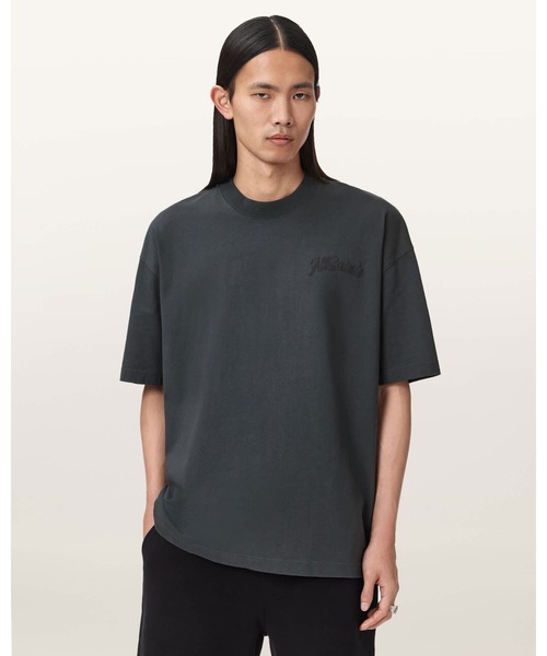 ALLSAINTS(オールセインツ)の「ODYSSEY SHORT SLEEVE CREW T-SHIRT | ODYSSEY 半袖 クルー Tシャツ(Tシャツ/カットソー・メンズ・ブラック・XS/L/XL/M/S)」の1枚目の写真