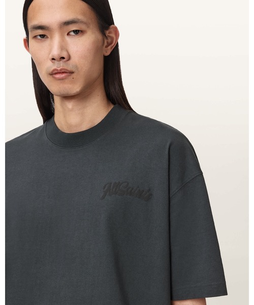 ALLSAINTS(オールセインツ)の「ODYSSEY SHORT SLEEVE CREW T-SHIRT | ODYSSEY 半袖 クルー Tシャツ(Tシャツ/カットソー・メンズ・ブラック・XS/L/XL/M/S)」の2枚目の写真
