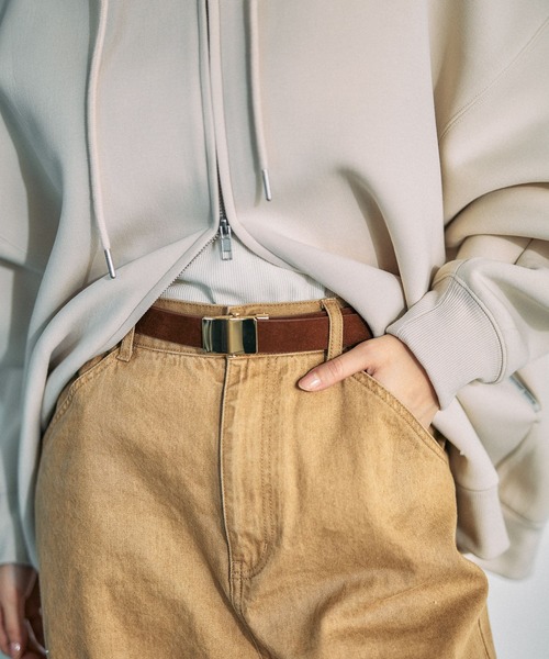 LEPSIM（レプシィム）の「ガチャベルト　636673（ベルト・レディース・ブラウン・ONE SIZE）」の2枚目の写真