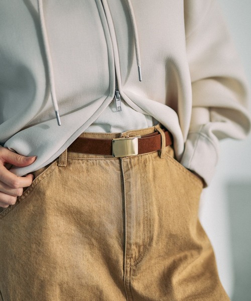 LEPSIM（レプシィム）の「ガチャベルト　636673（ベルト・レディース・ブラウン・ONE SIZE）」の3枚目の写真