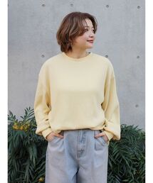 Ungrid（アングリッド）の「【WEB限定】スリーブボリュームワッフルロングスリーブTee（Tシャツ/カットソー）」