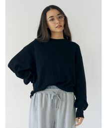 Ungrid（アングリッド）の「【WEB限定】スリーブボリュームワッフルロングスリーブTee（Tシャツ/カットソー）」