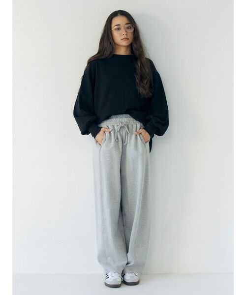 Ungrid（アングリッド）の「【WEB限定】スリーブボリュームワッフルロングスリーブTee（Tシャツ/カットソー・レディース・ピンク/ネイビー/グリーン系その他/イエロー/ブラック/アイボリー・FREE）」の10枚目の写真