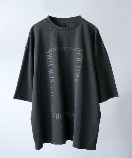 NOIZY(ノイジー)の「Pigment hard wash T-shirt(Tシャツ/カットソー・メンズ・グレー/ブラック系その他/ブラック/グレー系その他・LARGE/MEDIUM)」の6枚目の写真