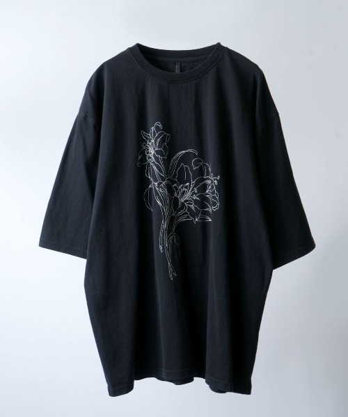 NOIZY(ノイジー)の「Pigment hard wash T-shirt(Tシャツ/カットソー・メンズ・グレー/ブラック系その他/ブラック/グレー系その他・LARGE/MEDIUM)」の9枚目の写真