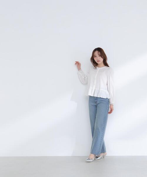 NATURAL BEAUTY BASIC(ナチュラルビューティーベーシック)の「◇レースカフスブラウス(シャツ/ブラウス・レディース・ブラック/オフホワイト/オレンジ・FREE)」の21枚目の写真