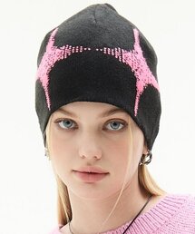 LUVISTRUE（ラヴイズトゥルー）の「VL BLINK BEANIE（PINK）（ニットキャップ/ビーニー）」