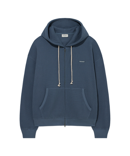 COVERNAT(カバーナット)の「スモールロゴワッフルフードジップアップブルー(パーカー・メンズ・その他・X-LARGE/SMALL/LARGE/MEDIUM)」の11枚目の写真