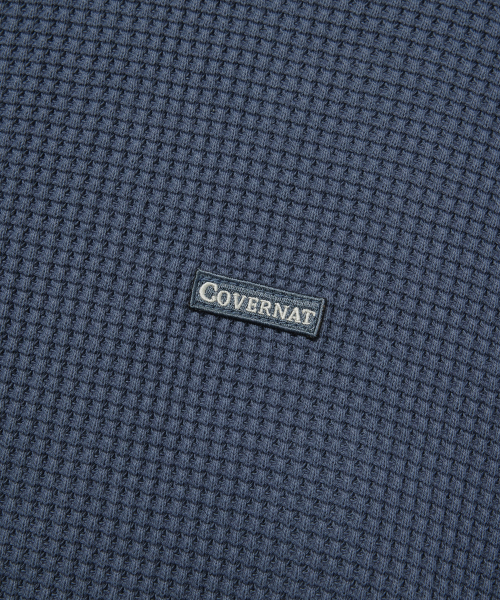 COVERNAT(カバーナット)の「スモールロゴワッフルフードジップアップブルー(パーカー・メンズ・その他・X-LARGE/SMALL/LARGE/MEDIUM)」の5枚目の写真