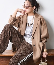 CHIC STYLE | シアーブラウスジャケット＜大きいサイズ有＞シックスタイル(テーラードジャケット)