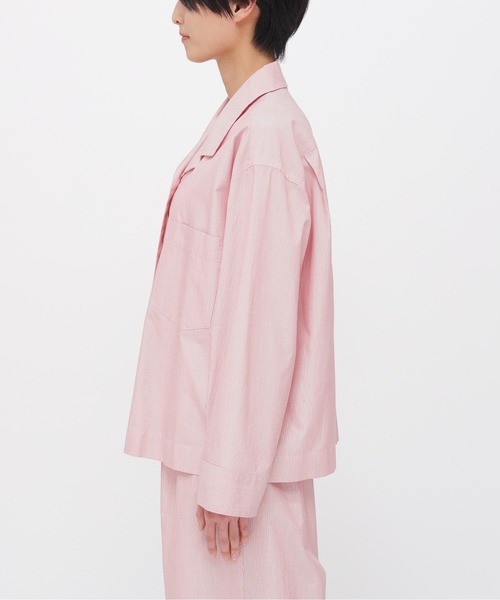 MARGARET HOWELL(マーガレットハウエル)の「HAIRLINE STRIPE COTTON(シャツ/ブラウス・レディース・レッド・FREE)」の3枚目の写真