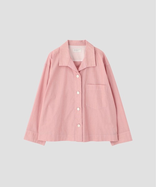 MARGARET HOWELL(マーガレットハウエル)の「HAIRLINE STRIPE COTTON(シャツ/ブラウス・レディース・レッド・FREE)」の4枚目の写真