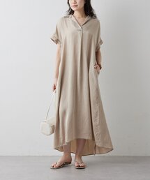 【Drawing Numbers】ピグメントキュプラシャツワンピース