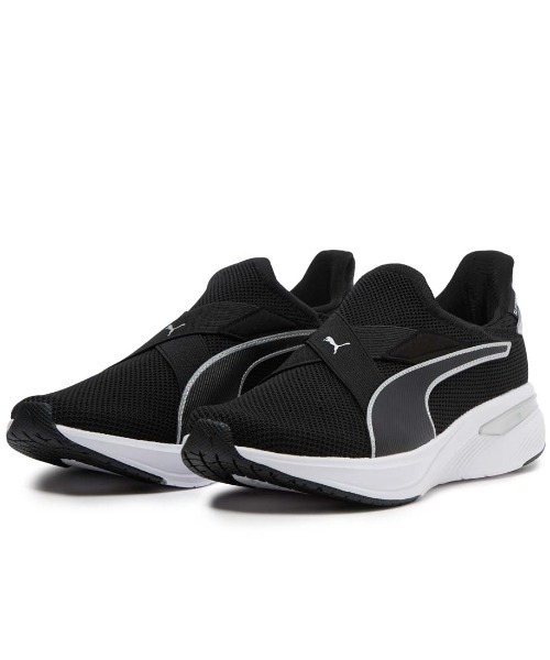 PUMA(プーマ)の「プーマ PUMA SOFTRIDE チャーム EASE IN(スニーカー・レディース・ブラック・23.0cm/23.5cm/24.0cm/24.5cm/25.0cm/25.5cm/26.0cm)」の5枚目の写真