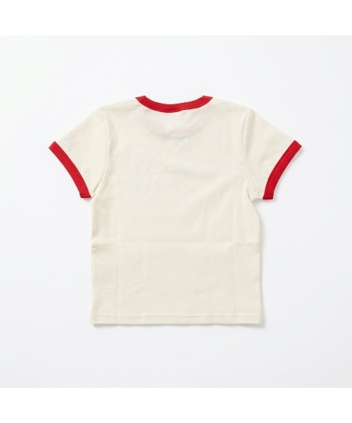 FILA（フィラ）の「S/S TEE / リンガーTシャツ（Tシャツ/カットソー・レディース・ネイビー/グリーン/ホワイト・XL/L/M）」の4枚目の写真
