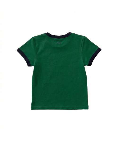 FILA（フィラ）の「S/S TEE / リンガーTシャツ（Tシャツ/カットソー・レディース・ネイビー/グリーン/ホワイト・XL/L/M）」の5枚目の写真