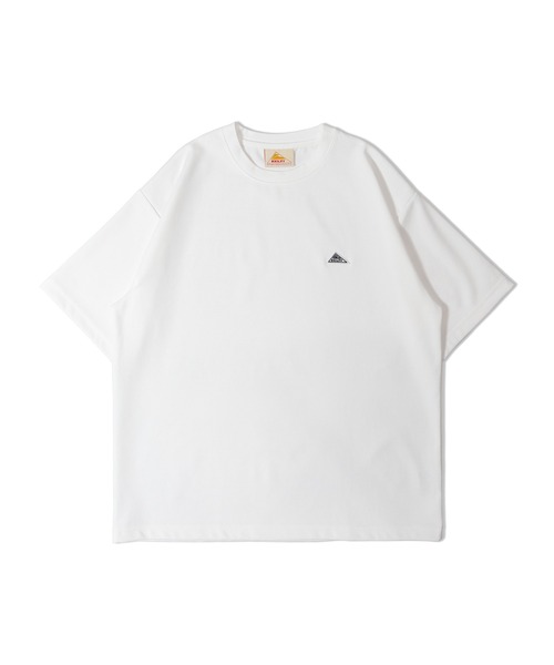 KELTY(ケルティ)の「KELTY WAPPEN LOGO S/S PONTE T-SHIRT(Tシャツ/カットソー・メンズ・ホワイト/チャコール/ブラック・M/L/XL)」の4枚目の写真
