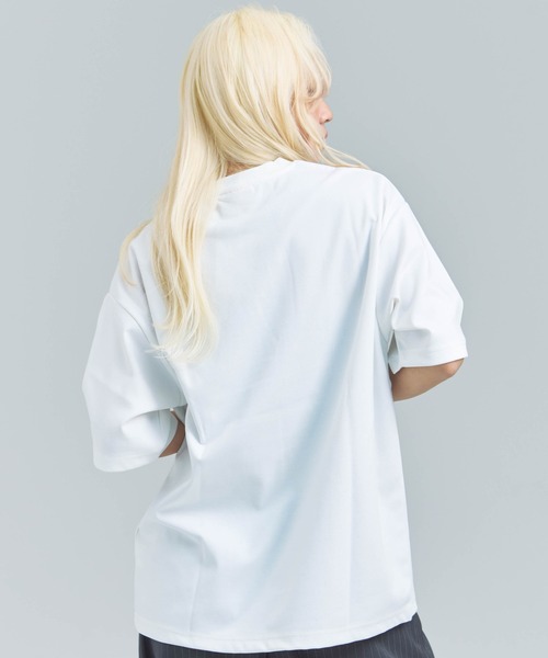 KELTY(ケルティ)の「KELTY WAPPEN LOGO S/S PONTE T-SHIRT(Tシャツ/カットソー・メンズ・ホワイト/チャコール/ブラック・M/L/XL)」の16枚目の写真