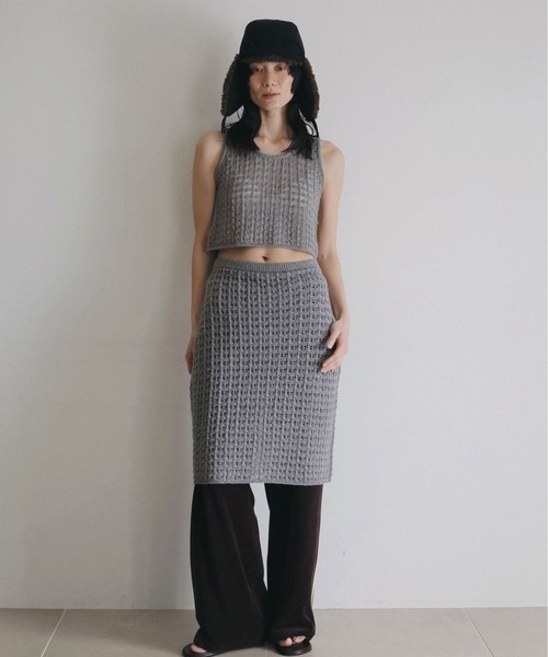 anuke（アンヌーク）の「Velour Track Pants（その他パンツ・レディース・チャコールグレー/ブラウン・36inch/38inch）」の7枚目の写真