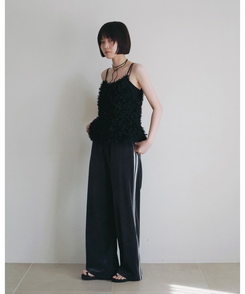 anuke（アンヌーク）の「Velour Track Pants（その他パンツ・レディース・チャコールグレー/ブラウン・36inch/38inch）」の9枚目の写真