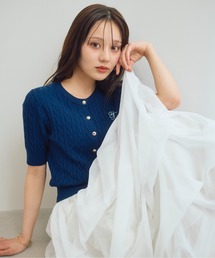 PROPORTION BODY DRESSING | ＜山内ともなさんコラボ＞ケーブルカーディガン / 1216174302(カーディガン/ボレロ)